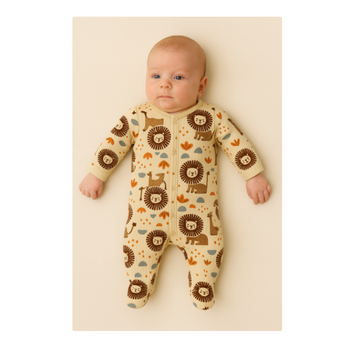 Salopeta din bumbac, 0-3 luni, Leut [2]