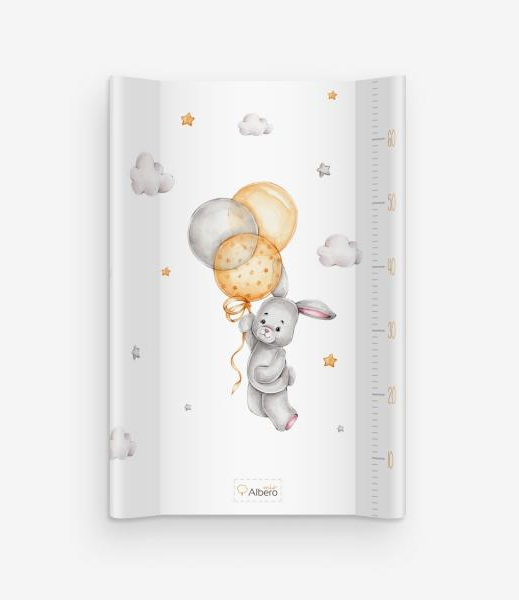 Saltea de infasat bebe cu intaritura 70x47,5 Klups Bunny 420 [1]