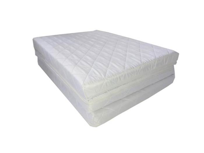 Saltea Pliabila Spuma-Cocos 120x60x5 cm - Husa Microfibra Matlasata [3]