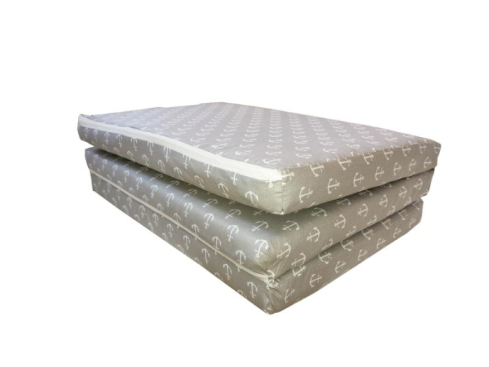 Saltea Pliabila Spuma Poliuretanica 120x60x5 cm - Ancora Gri [3]