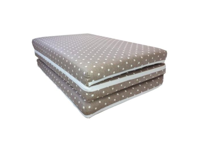 Saltea Pliabila Spuma Poliuretanica 120x60x5 cm - Buline Bej [3]