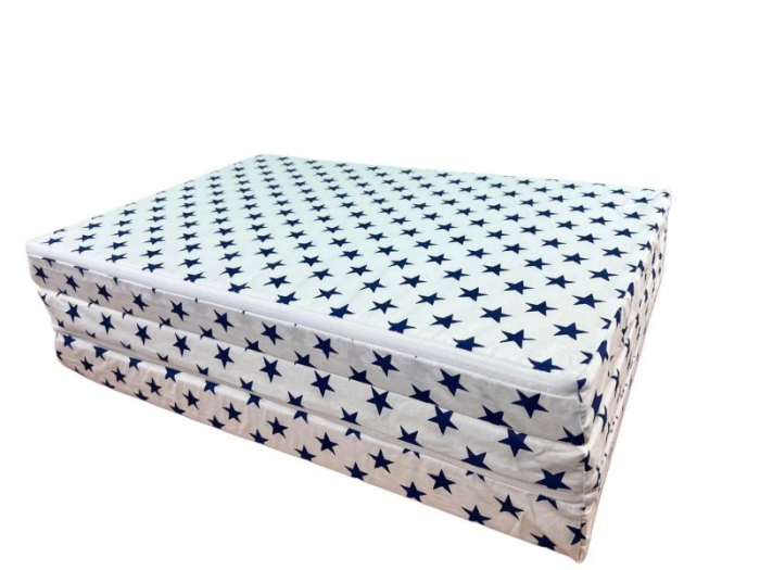 Saltea Pliabila Spuma Poliuretanica 120x60x5 cm - Dark Blue Stars [4]