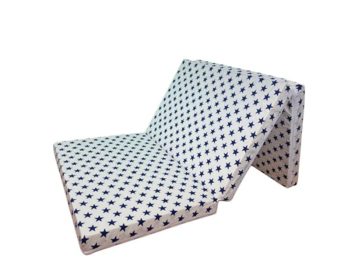 Saltea Pliabila Spuma Poliuretanica 120x60x5 cm - Dark Blue Stars [3]