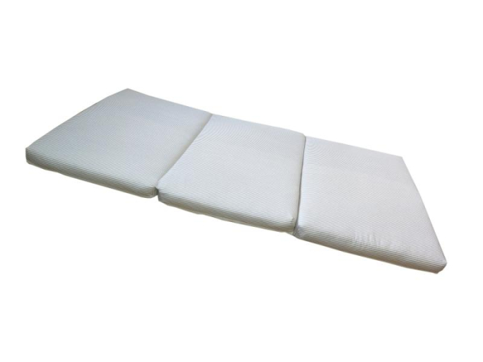 Saltea Pliabila Spuma Poliuretanica 120x60x5 cm - Dungi Gri [2]