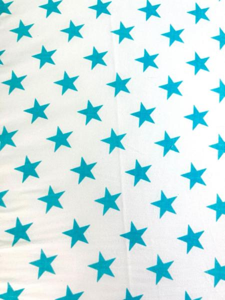 Saltea Pliabila Spuma Poliuretanica 120x60x5 cm - Light Blue Stars [4]