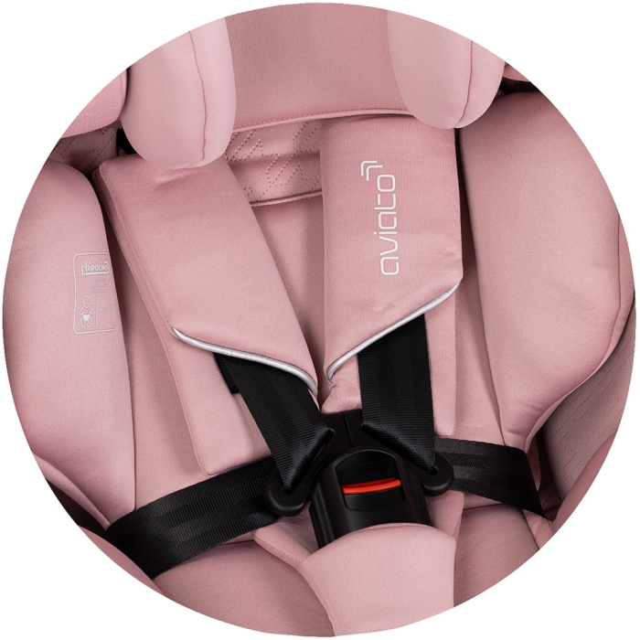 Scaun auto Chipolino Aviato I-Size 40-150 cm pink marshmallow [10]