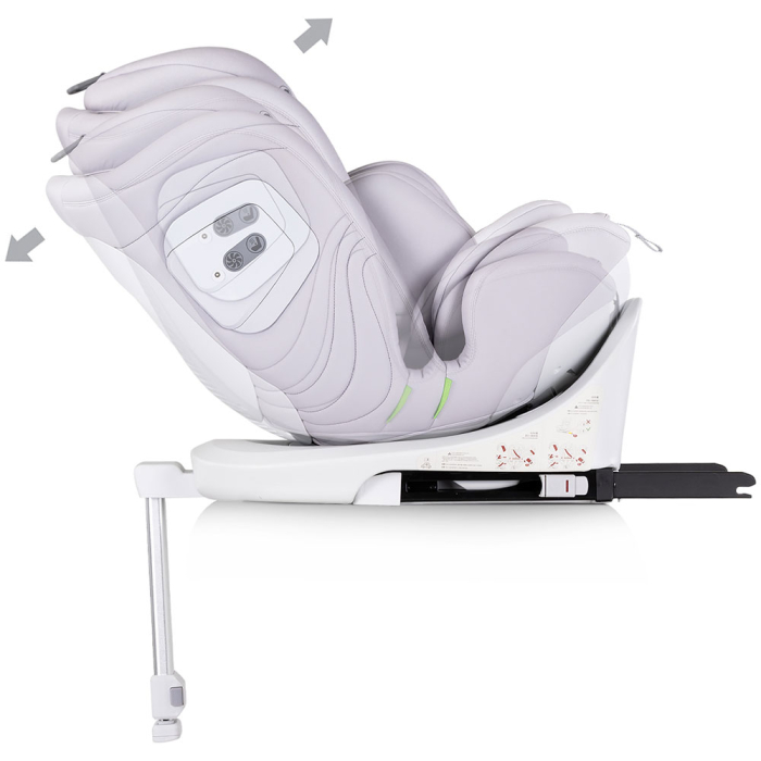 Scaun auto Chipolino Clima Air I-Size 40-150 cm cu sistem Isofix si sezut rotativ cloud [8]