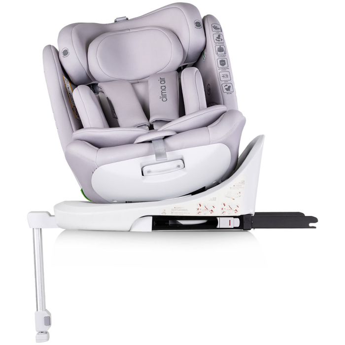 Scaun auto Chipolino Clima Air I-Size 40-150 cm cu sistem Isofix si sezut rotativ cloud [6]