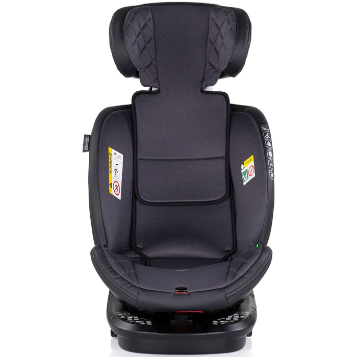 Scaun auto Chipolino Hypnotic I-Size 40-150 cm cu sistem Isofix si sezut rotativ anthracite [3]