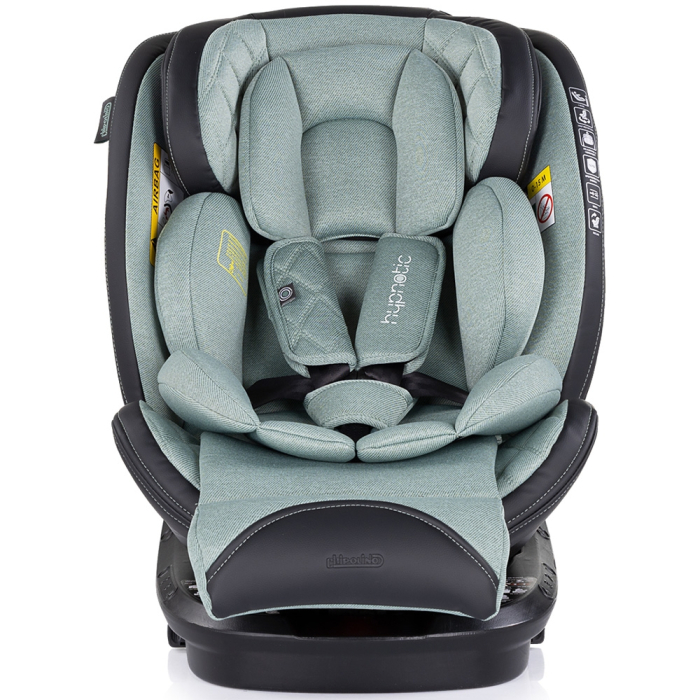 Scaun auto Chipolino Hypnotic I-Size 40-150 cm cu sistem Isofix si sezut rotativ basil [2]