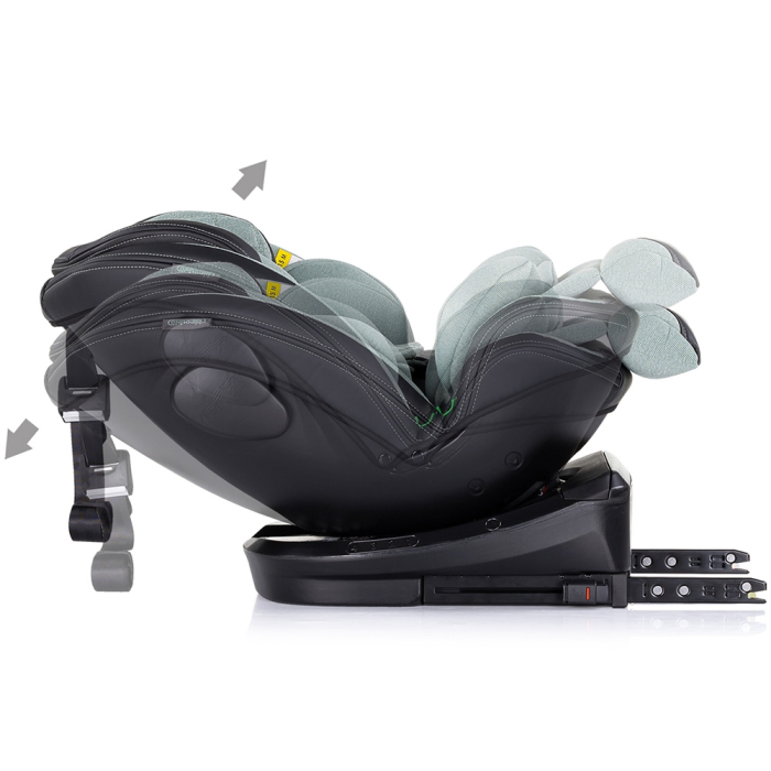Scaun auto Chipolino Hypnotic I-Size 40-150 cm cu sistem Isofix si sezut rotativ basil [9]