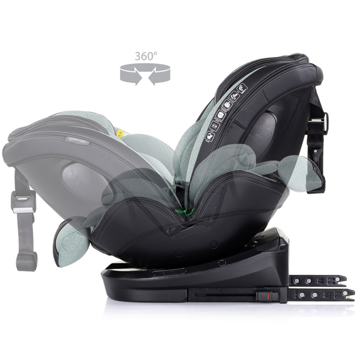 Scaun auto Chipolino Hypnotic I-Size 40-150 cm cu sistem Isofix si sezut rotativ basil [7]