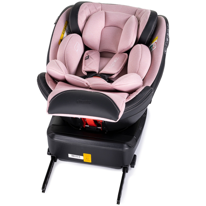 Scaun auto Chipolino Hypnotic I-Size 40-150 cm cu sistem Isofix si sezut rotativ pink marshmallow [10]