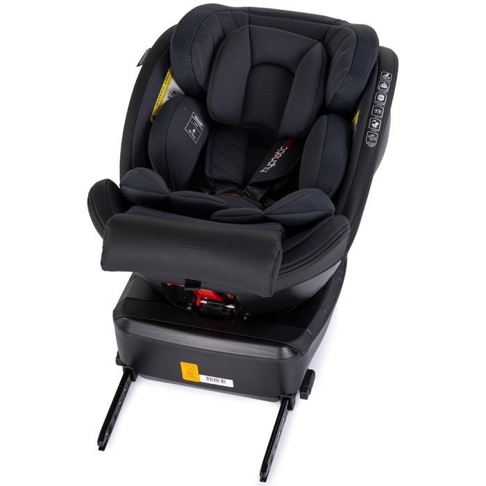 Scaun auto Chipolino Hypnotic Plus I-Size 40-150 cm cu sistem Isofix si sezut rotativ charcoal [11]