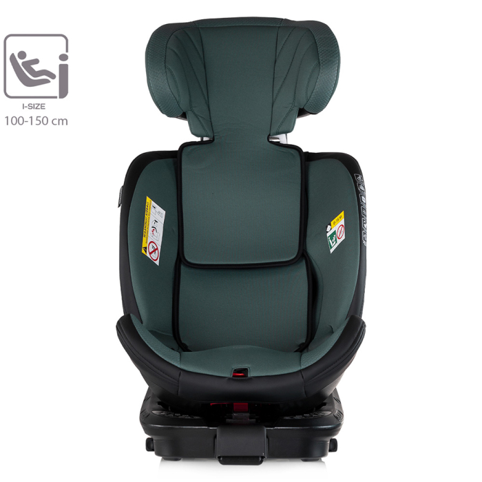 Scaun auto Chipolino Hypnotic Plus I-Size 40-150 cm cu sistem Isofix si sezut rotativ green [10]