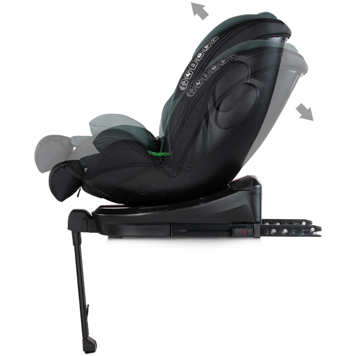 Scaun auto Chipolino Hypnotic Plus I-Size 40-150 cm cu sistem Isofix si sezut rotativ green [5]