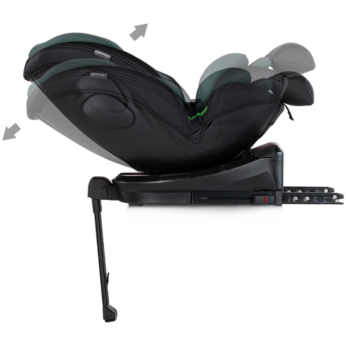 Scaun auto Chipolino Hypnotic Plus I-Size 40-150 cm cu sistem Isofix si sezut rotativ green [9]