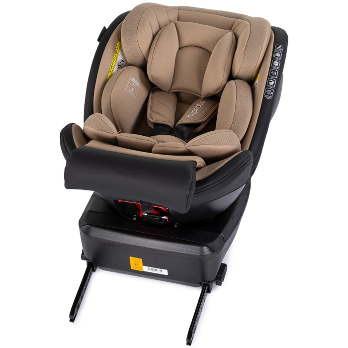 Scaun auto Chipolino Hypnotic Plus I-Size 40-150 cm cu sistem Isofix si sezut rotativ latte [11]