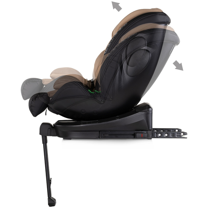 Scaun auto Chipolino Hypnotic Plus I-Size 40-150 cm cu sistem Isofix si sezut rotativ latte [5]