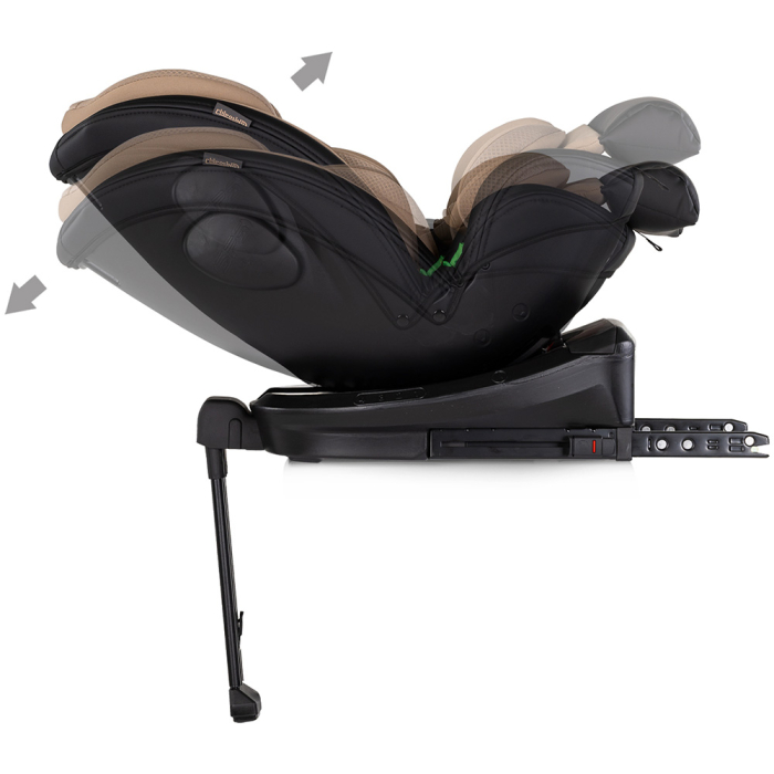 Scaun auto Chipolino Hypnotic Plus I-Size 40-150 cm cu sistem Isofix si sezut rotativ latte [9]
