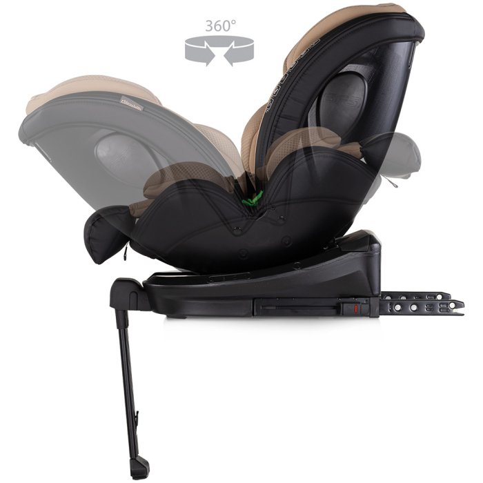 Scaun auto Chipolino Hypnotic Plus I-Size 40-150 cm cu sistem Isofix si sezut rotativ latte [7]