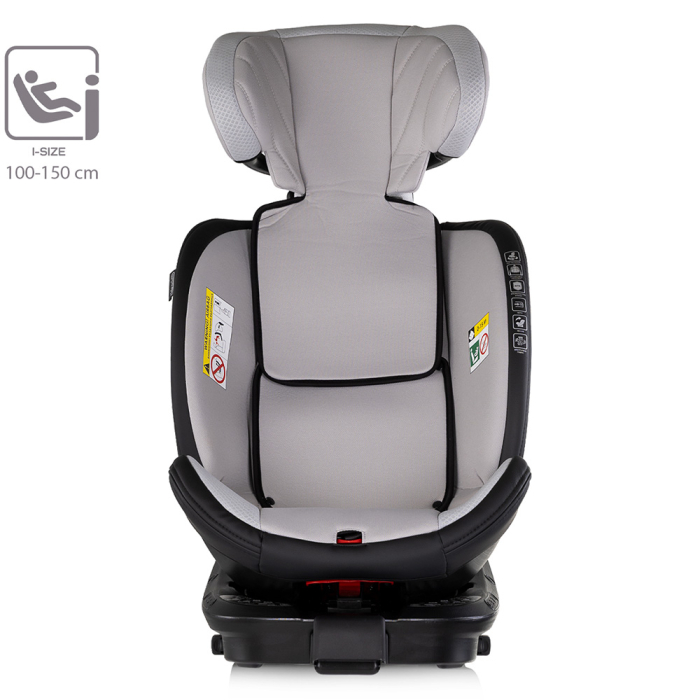 Scaun auto Chipolino Hypnotic Plus I-Size 40-150 cm cu sistem Isofix si sezut rotativ platinum [10]