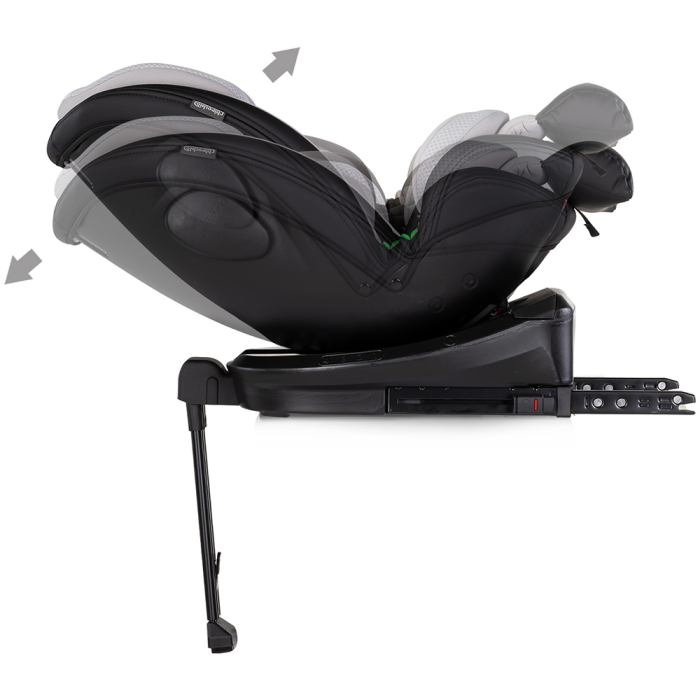 Scaun auto Chipolino Hypnotic Plus I-Size 40-150 cm cu sistem Isofix si sezut rotativ platinum [9]