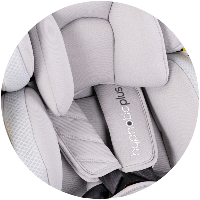 Scaun auto Chipolino Hypnotic Plus I-Size 40-150 cm cu sistem Isofix si sezut rotativ platinum [12]