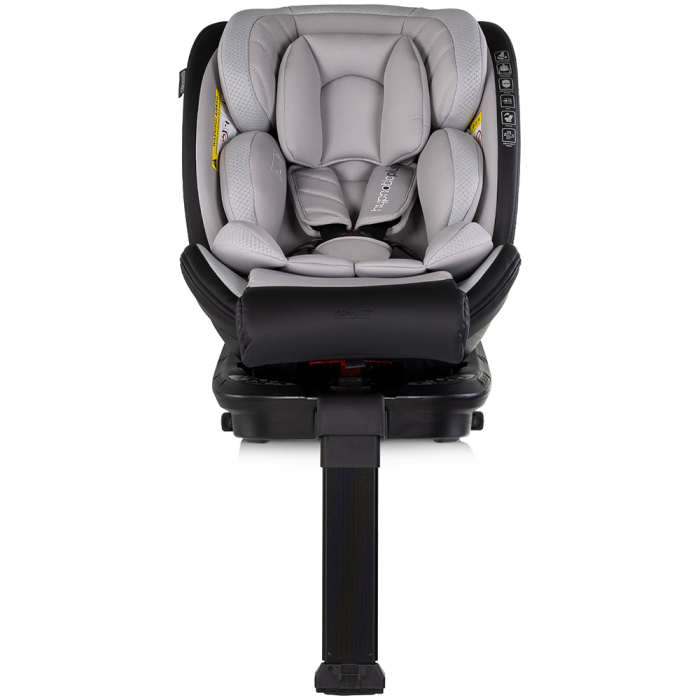Scaun auto Chipolino Hypnotic Plus I-Size 40-150 cm cu sistem Isofix si sezut rotativ platinum [3]