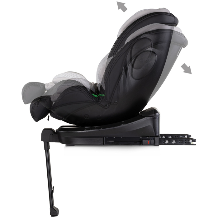 Scaun auto Chipolino Hypnotic Plus I-Size 40-150 cm cu sistem Isofix si sezut rotativ platinum [5]