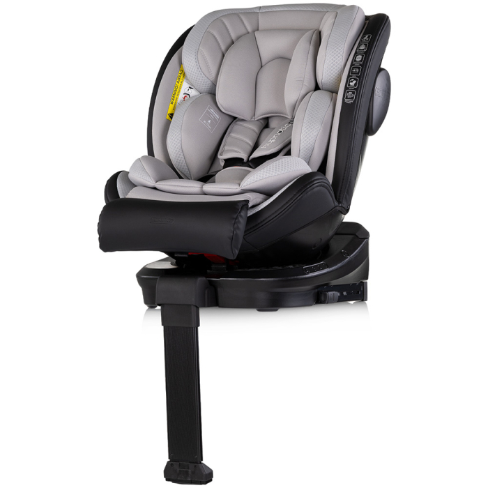 Scaun auto Chipolino Hypnotic Plus I-Size 40-150 cm cu sistem Isofix si sezut rotativ platinum [2]
