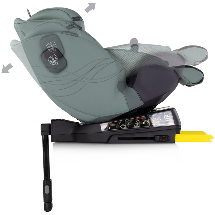Scaun auto Chipolino Premium I-Size 40-150 cm cu sistem Isofix basil [8]