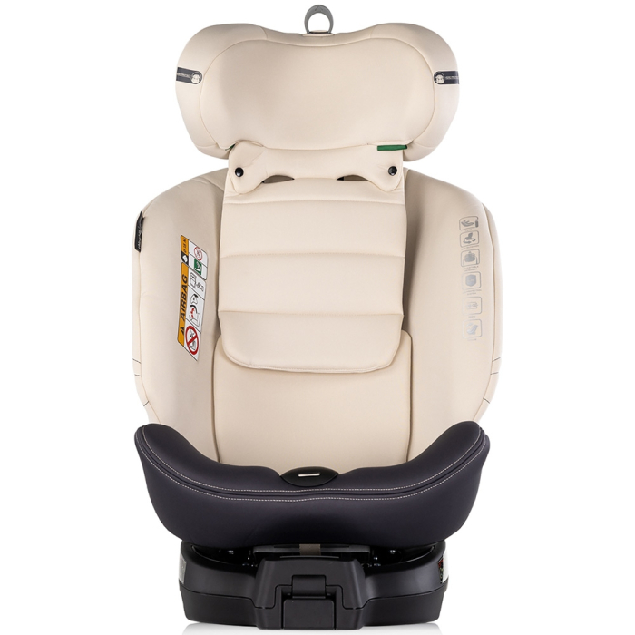 Scaun auto Chipolino Premium I-Size 40-150 cm cu sistem Isofix biscotta [9]