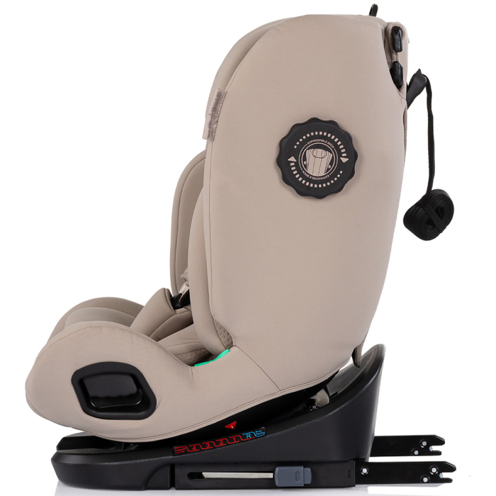 Scaun auto Chipolino Techno iGrow I-Size 40-150 cm cu sistem Isofix si sezut rotativ latte [5]