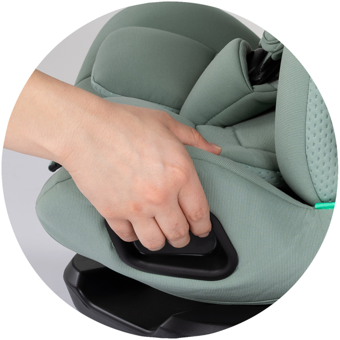 Scaun auto Chipolino Techno iGrow I-Size 40-150 cm cu sistem Isofix si sezut rotativ matcha [16]