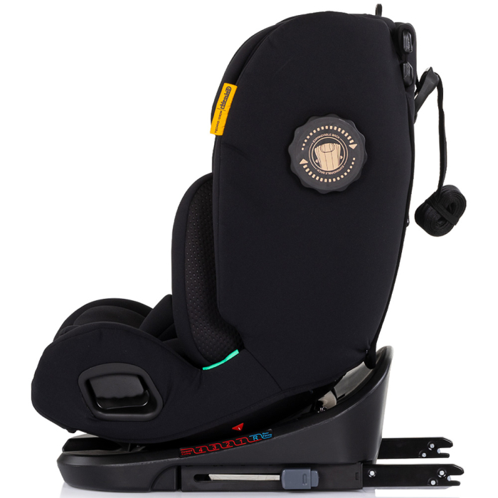 Scaun auto Chipolino Techno iGrow I-Size 40-150 cm cu sistem Isofix si sezut rotativ noir [5]