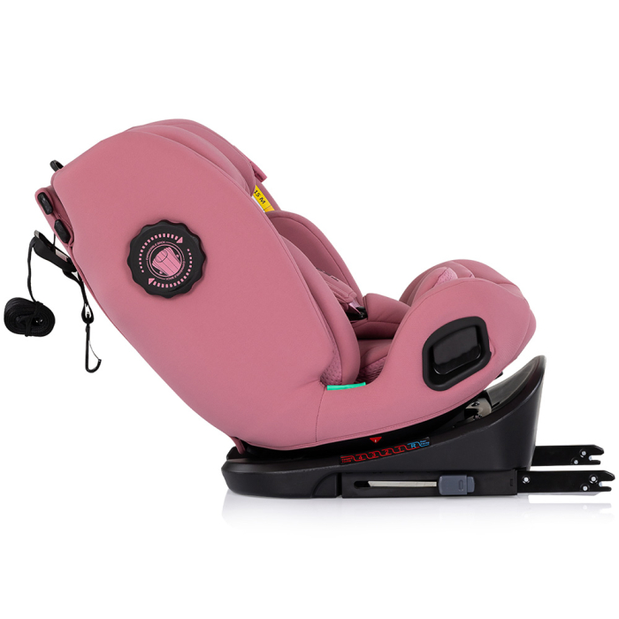 Scaun auto Chipolino Techno iGrow I-Size 40-150 cm cu sistem Isofix si sezut rotativ powder pink [9]