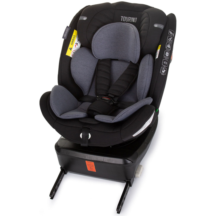Scaun auto Chipolino Tourino I-Size 40-150 cm obsidian cu sistem Isofix [10]
