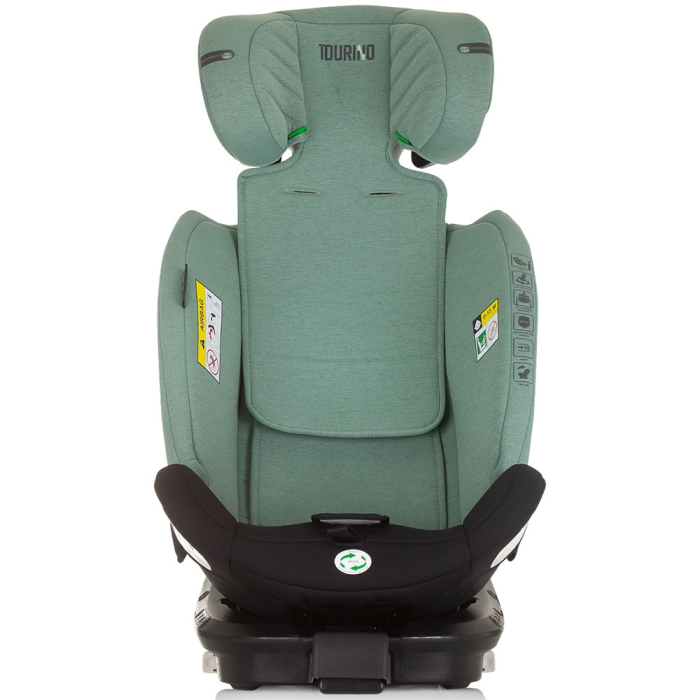 Scaun auto Chipolino Tourino I-Size 40-150 cm pastel green cu sistem Isofix [9]