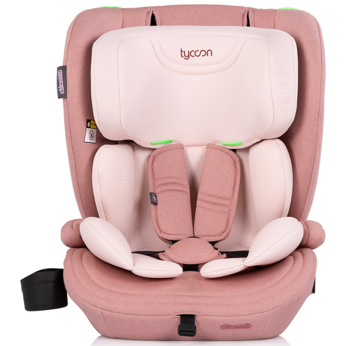 Scaun auto Chipolino Tycoon I-Size 76-150 cm pink marshmallow [2]