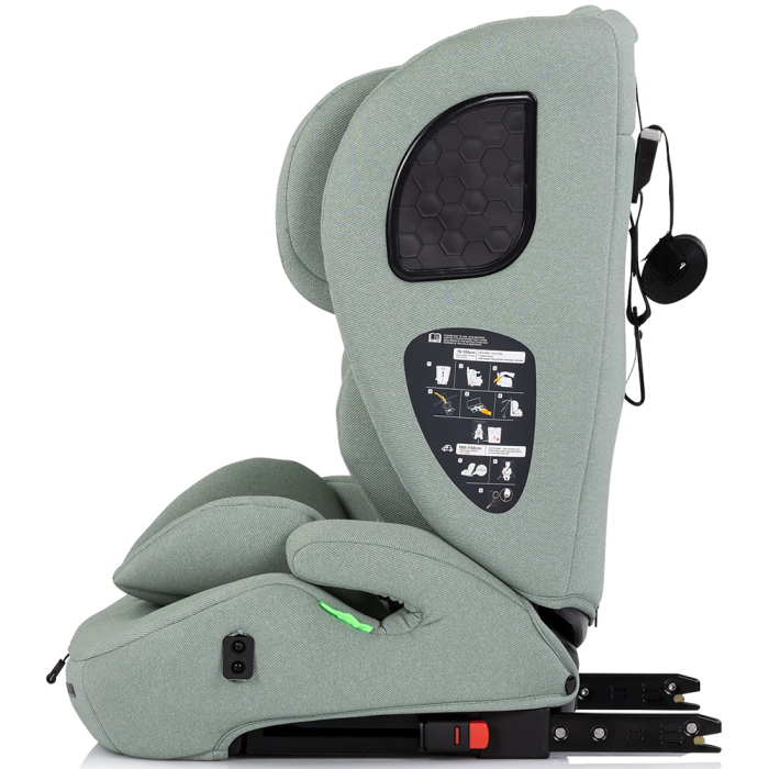 Scaun auto Chipolino Tycoon Iso I-Size 76-150 cm cu sistem Isofix basil [4]
