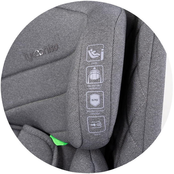 Scaun auto Chipolino Tycoon Iso I-Size 76-150 cm cu sistem Isofix cloud [5]