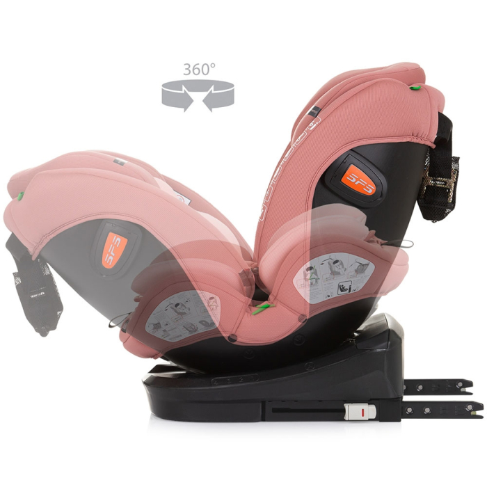 Scaun auto Chipolino Volare I-Size 40-150 cm flamingo cu sistem Isofix [7]