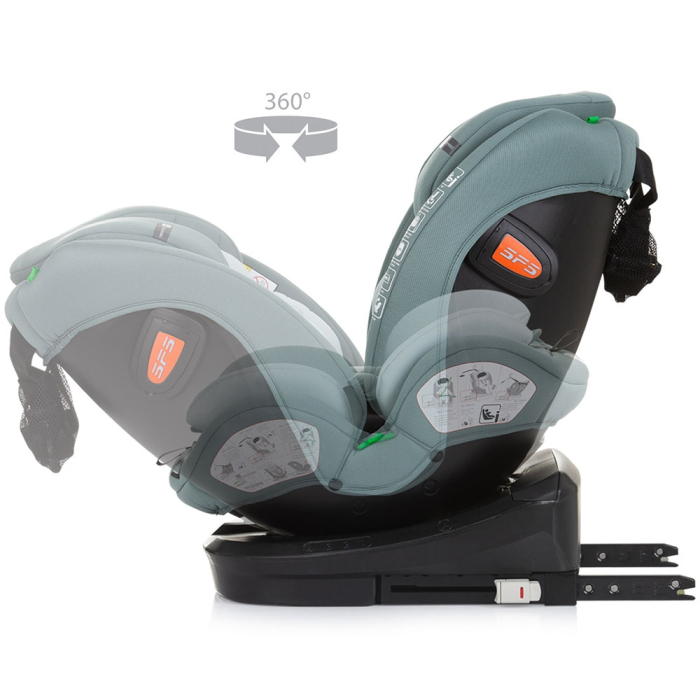 Scaun auto Chipolino Volare I-Size 40-150 cm pastel green cu sistem Isofix [7]