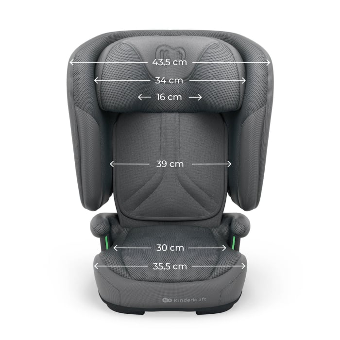 SCAUN AUTO KINDERKRAFT UNITY2 100-150 CM, GREY [10]
