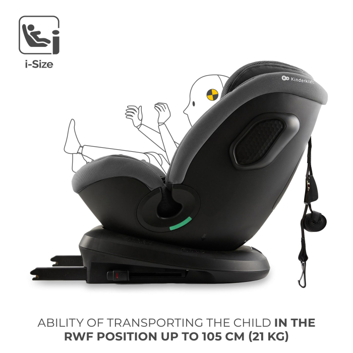 SCAUN AUTO KINDERKRAFT XPEDITION 3 I-SIZE 40-150 CM, GREY [3]