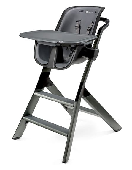 Scaun de masa 4moms Black-Grey+Set Farfurii si tacamuri [3]