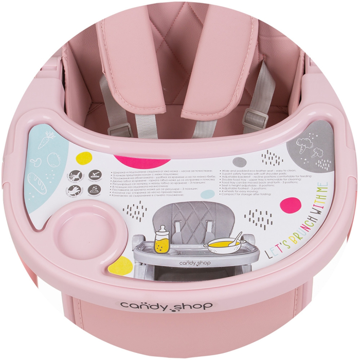 Scaun de masa Chipolino Candy Shop flamingo [8]