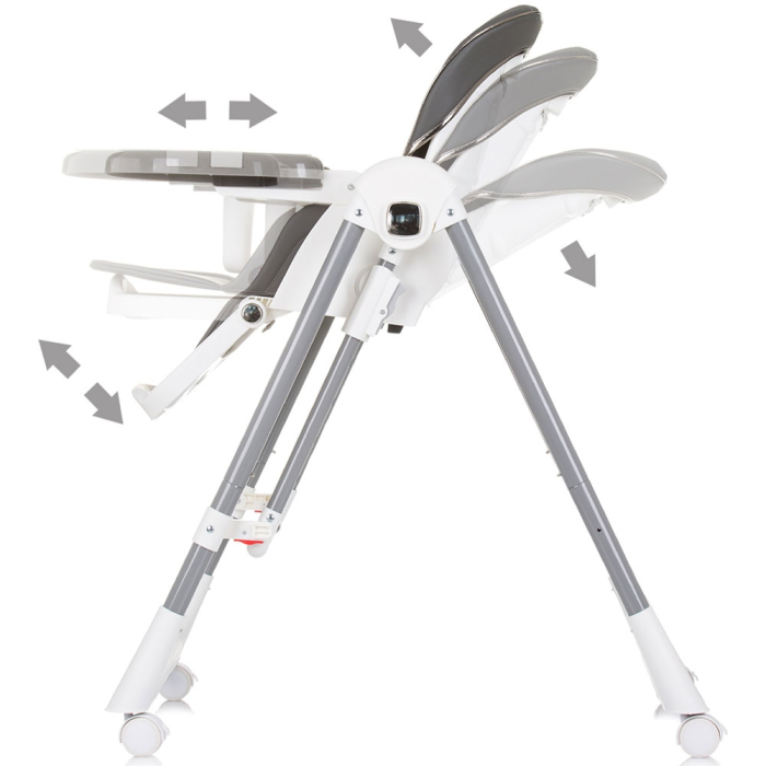 Scaun de masa Chipolino Milk Shake 2 in 1 ash grey [6]