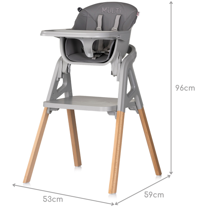 Scaun de masa Chipolino Multi 4 in 1 charcoal [3]